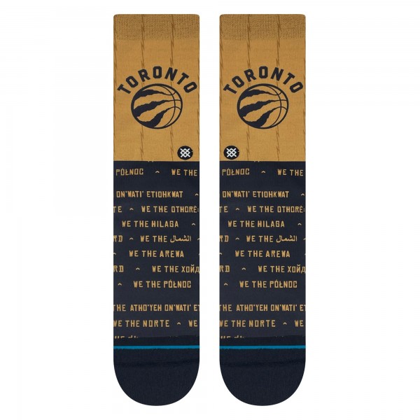 Носки Toronto Raptors Stance Unisex 2023/24 City Edition Crew