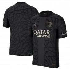 Игровая джерси Paris Saint-Germain Jordan Brand 2023/24 Third Match Authentic - Anthracite