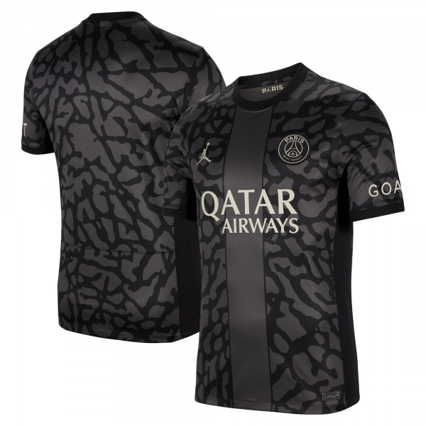 Игровая джерси Paris Saint-Germain Jordan Brand 2023/24 Third Stadium Replica - Anthracite