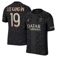Игровая джерси Lee Kang In Paris Saint-Germain Jordan Brand 2023/24 Third Match Authentic Player - Anthracite