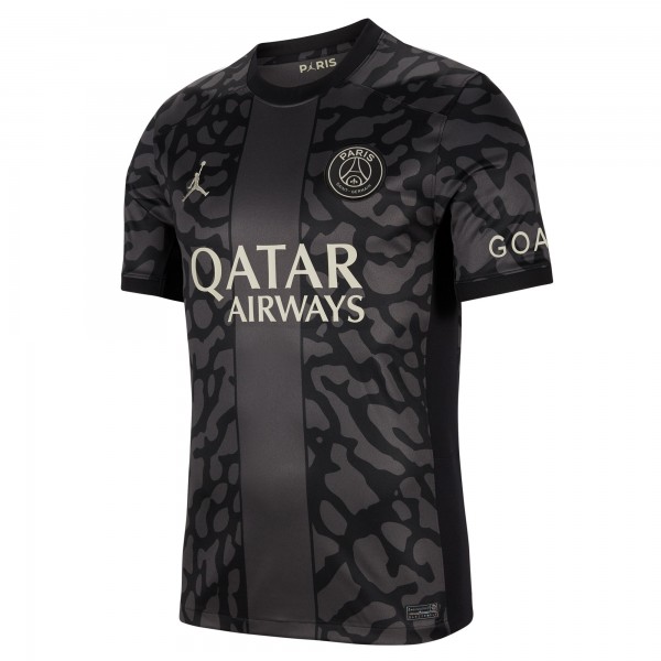 Игровая джерси Presnel Kimpembe Paris Saint-Germain Jordan Brand 2023/24 Third Stadium Replica Player - Anthracite