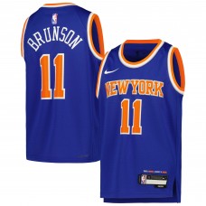 Игровая форма  Jalen Brunson New York Knicks Nike Youth Swingman - Icon Edition - Blue