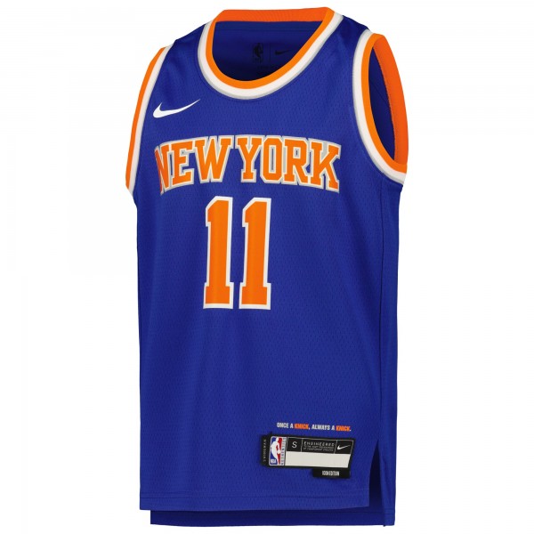 Игровая форма  Jalen Brunson New York Knicks Nike Youth Swingman - Icon Edition - Blue