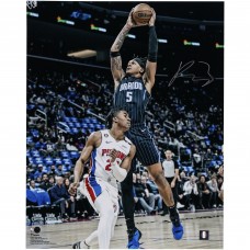 Paolo Banchero Orlando Magic Autographed Fanatics Authentic 16 x 20 Dunk Vs. Detroit Pistons NBA Debut Photograph