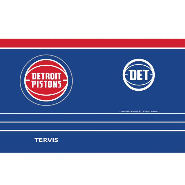 Detroit Pistons Tervis 20oz. MVP DuraPrint™️ Stainless Steel Travel Tumbler