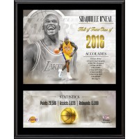 Shaquille ONeal Los Angeles Lakers Fanatics Authentic 12 x 15 Hardwood Classic Sublimated Player Plaque