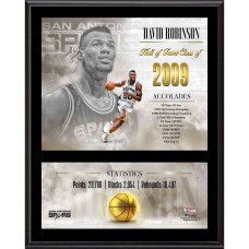 David Robinson San Antonio Spurs Fanatics Authentic 12 x 15 Hardwood Classic Sublimated Plaque