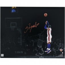 Carmelo Anthony New York Knicks Autographed Fanatics Authentic 16 x 20 Game Winning Shot Vs. Chicago Bulls Spotlight Photograph