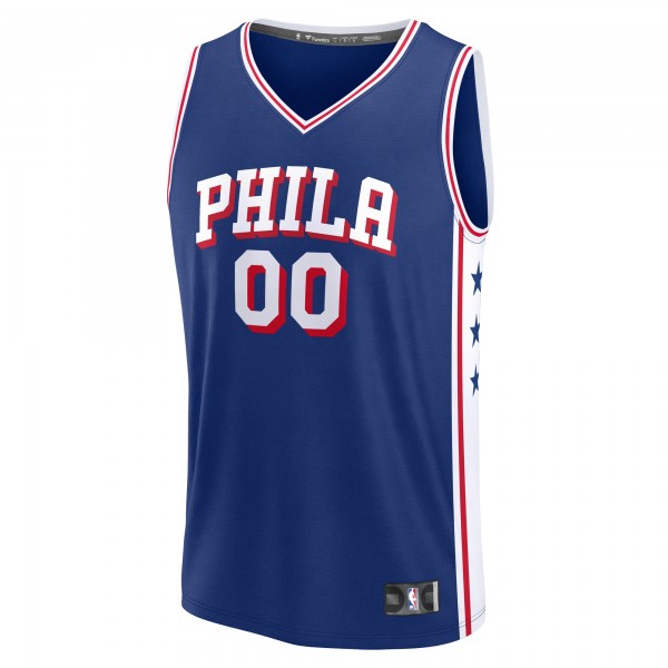 Philadelphia 76ers Fanatics Blue Fast Break Custom Jersey - Icon Edition