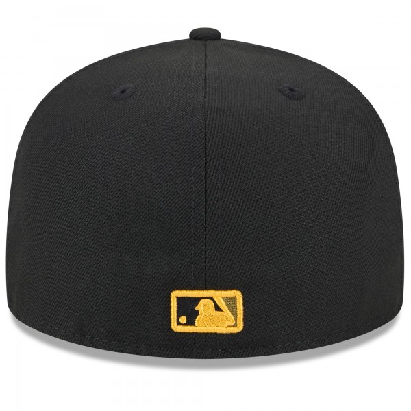 Бейсболка Los Angeles Dodgers New Era Black 2024 Armed Forces Day On-Field 59FIFTY