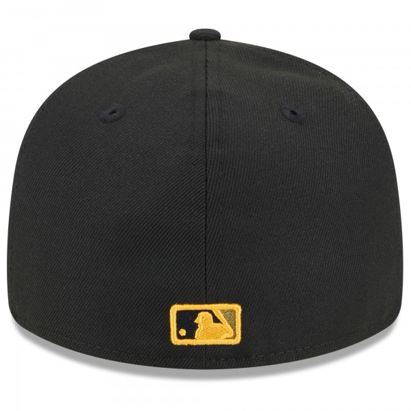 Бейсболка Los Angeles Dodgers New Era Black 2024 Armed Forces Day Low Profile 59FIFTY