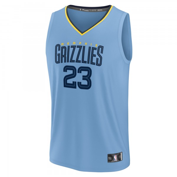 Игровая форма  Derrick Rose Memphis Grizzlies Mens Fast Break Player - Statement Edition - Light Blue