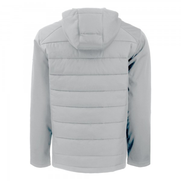 Толстовка на молнии Los Angeles Dodgers Cutter & Buck Evoke Hybrid Eco Softshell Recycled - Gray