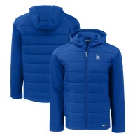 Толстовка на молнии Los Angeles Dodgers Cutter & Buck Evoke Hybrid Eco Softshell Recycled - Royal