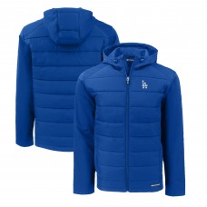 Толстовка на молнии Los Angeles Dodgers Cutter & Buck Evoke Hybrid Eco Softshell Recycled - Royal