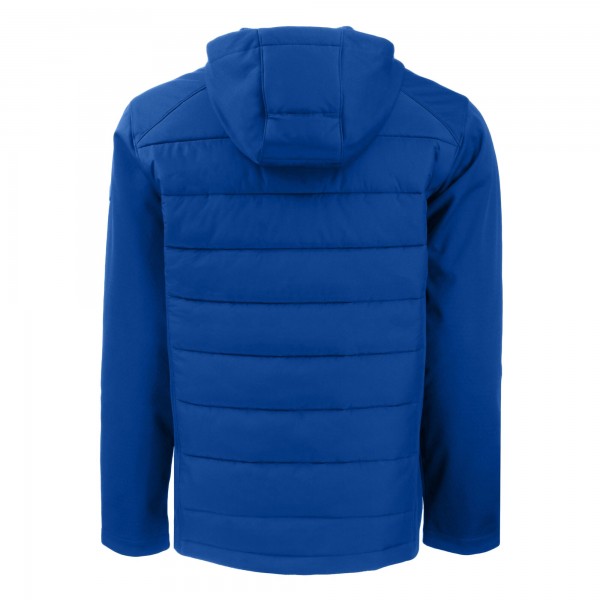 Толстовка на молнии Los Angeles Dodgers Cutter & Buck Evoke Hybrid Eco Softshell Recycled - Royal