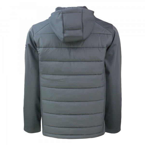 Толстовка на молнии New York Yankees Cutter & Buck Evoke Hybrid Eco Softshell Recycled - Gray