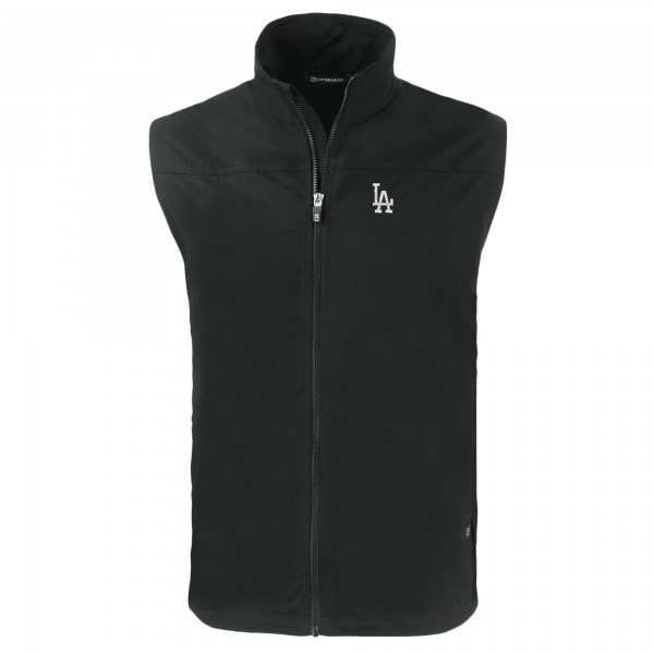 Жилетка на молнии Los Angeles Dodgers Cutter & Buck Charter Eco Recycled - Black