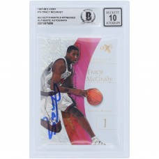 Tracy McGrady Toronto Raptors Autographed 1997-98 Skybox EX 2001 #79 Beckett Fanatics Witnessed Authenticated 10 Rookie Card