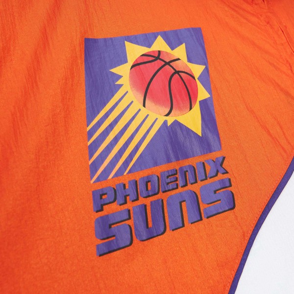 Ветровка на молнии Phoenix Suns Mitchell & Ness Hardwood Classics Arched Retro Lined - White/Orange