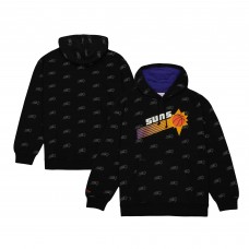 Толстовка Phoenix Suns Mitchell & Ness Hardwood Classics Allover Print - Black