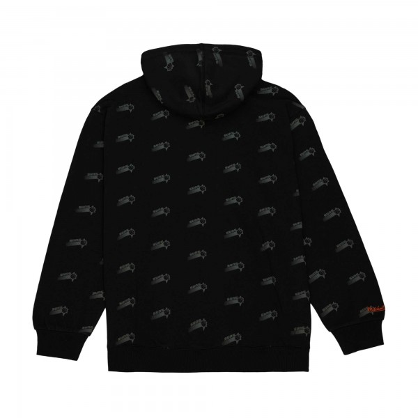 Толстовка Phoenix Suns Mitchell & Ness Hardwood Classics Allover Print - Black