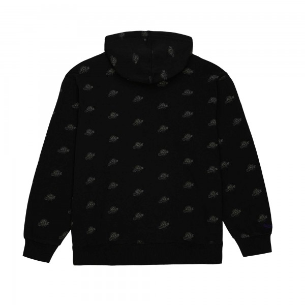 Толстовка Utah Jazz Mitchell & Ness Hardwood Classics Allover Print - Black
