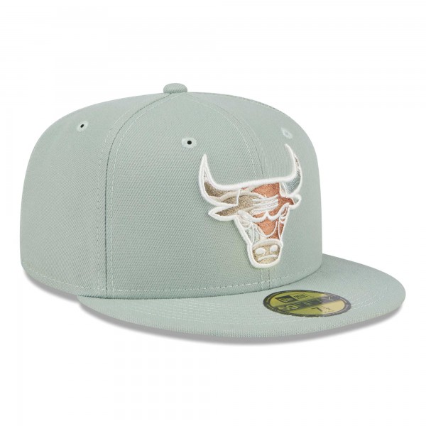 Бейсболка Chicago Bulls New Era Springtime Camo 59FIFTY - Green
