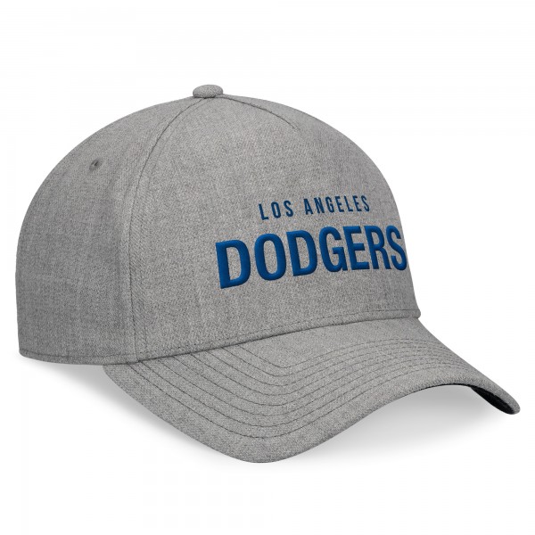 Бейсболка Los Angeles Dodgers Fanatics Heather Gray Elements A-Frame Structured