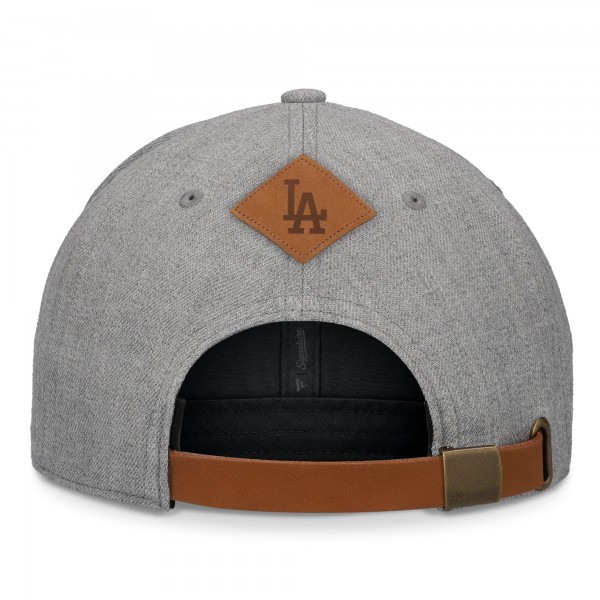 Бейсболка Los Angeles Dodgers Fanatics Heather Gray Elements A-Frame Structured