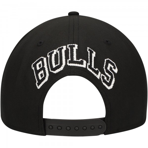 Бейсболка Chicago Bulls New Era Chainstitch 9FIFTY - Black