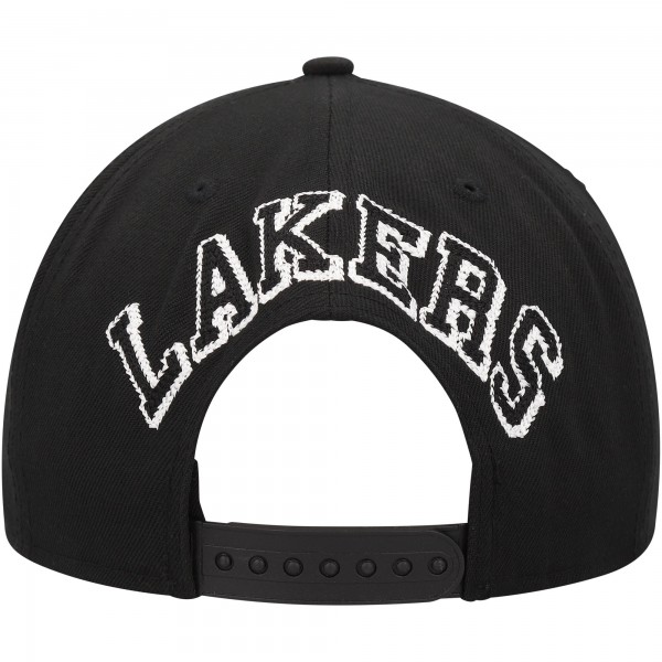 Бейсболка Los Angeles Lakers New Era Chainstitch 9FIFTY - Black