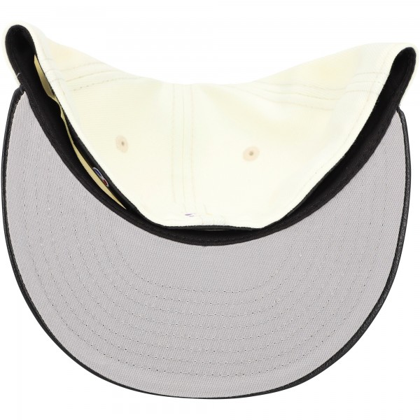 Бейсболка Los Angeles Lakers New Era Faux Leather Visor Two-Tone 59FIFTY - White/Black