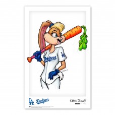 Los Angeles Dodgers 11 x 17 Looney Tunes Poster Print