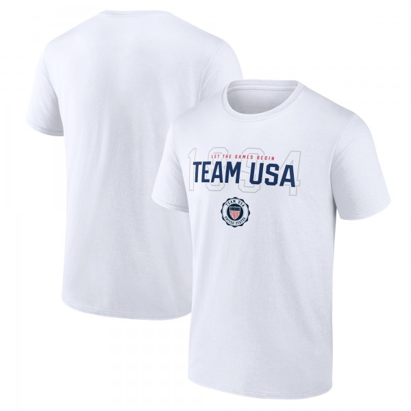 Футболка Team USA Fanatics Bold Outline - White