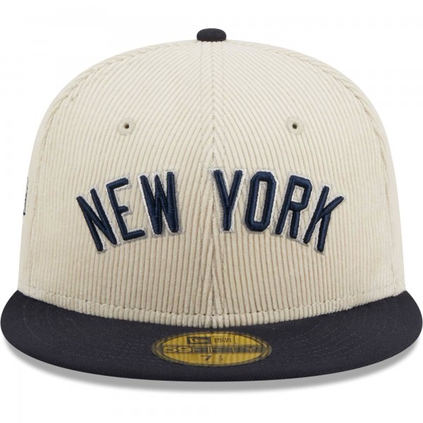 Бейсболка New York Yankees New Era White Corduroy Classic 59FIFTY