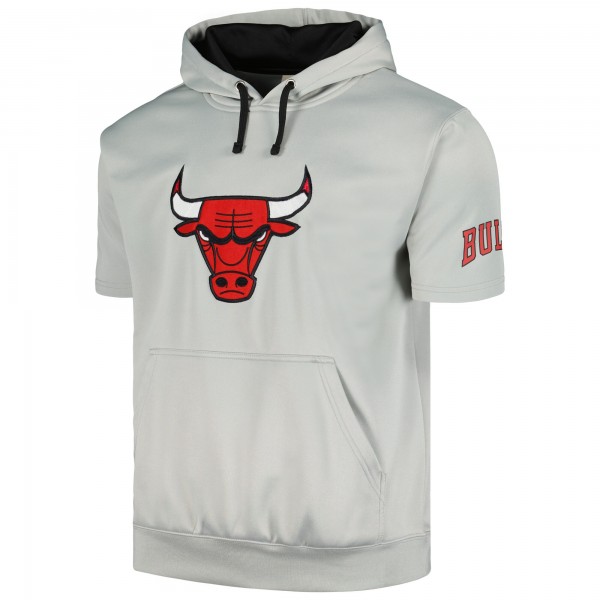 Футболка с капюшоном Chicago Bulls - Silver/Black