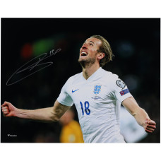 Фото с автографом Harry Kane England National Team Fanatics Authentic 11 x 14 First England Goal Celebrating Spotlight