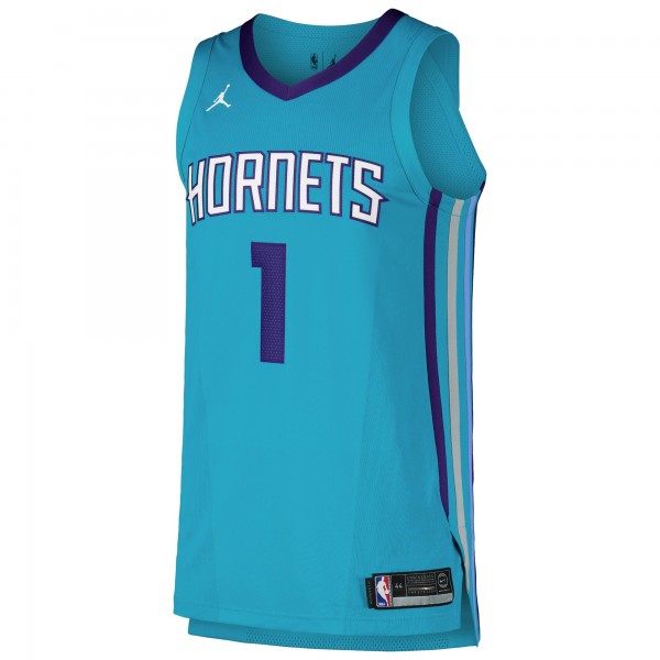Игровая джерси LaMelo Ball Charlotte Hornets Jordan Brand Authentic Player - Icon Edition - Teal