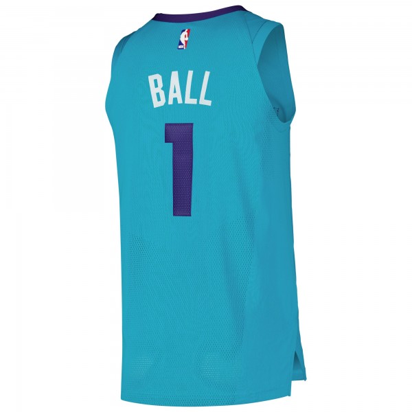 Игровая джерси LaMelo Ball Charlotte Hornets Jordan Brand Authentic Player - Icon Edition - Teal