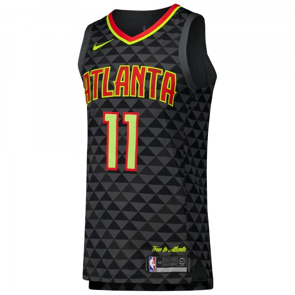 Игровая джерси Trae Young Atlanta Hawks Nike Authentic Player - Icon Edition - Black