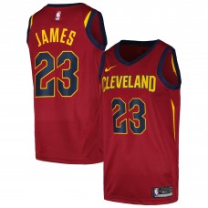 LeBron James Cleveland Cavaliers Nike Swingman Player Jersey - Icon Edition - Wine