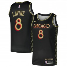 Игровая джерси Zach LaVine Chicago Bulls Nike Swingman Player - City Edition - Black