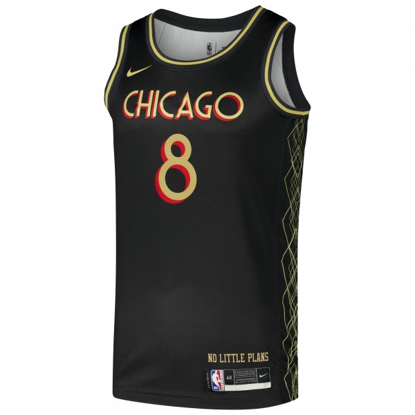 Игровая джерси Zach LaVine Chicago Bulls Nike Swingman Player - City Edition - Black