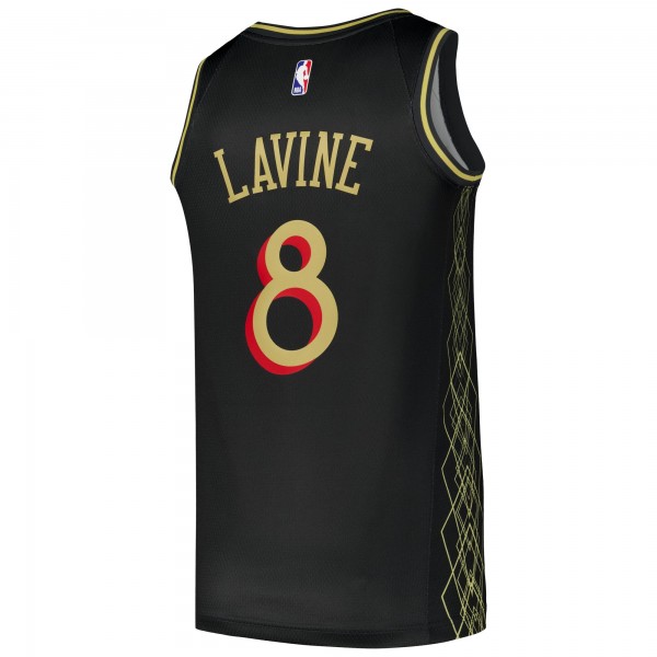 Игровая джерси Zach LaVine Chicago Bulls Nike Swingman Player - City Edition - Black