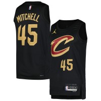 Игровая джерси Donovan Mitchell Cleveland Cavaliers Jordan Brand Swingman Player - Statement Edition - Black