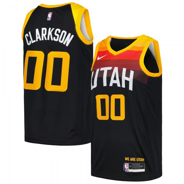 Игровая джерси Jordan Clarkson Utah Jazz Nike Swingman Player - City Edition - Black