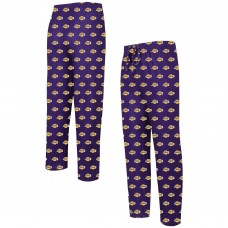 Пижамные штаны Los Angeles Lakers Concepts Sport Allover Logo Print Gauge - Purple