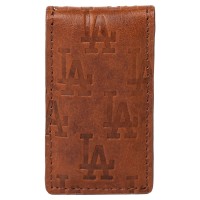 Los Angeles Dodgers Lusso Brown Sammy Magnetic Money Clip