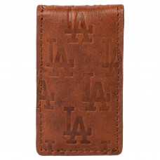 Los Angeles Dodgers Lusso Brown Sammy Magnetic Money Clip